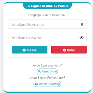Register PGRI Sawahan - Persatuan Guru Republik Indonesia Cabang Sawahan